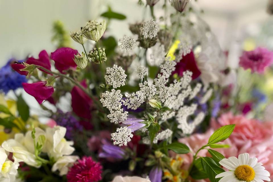 Summer wedding bouquet