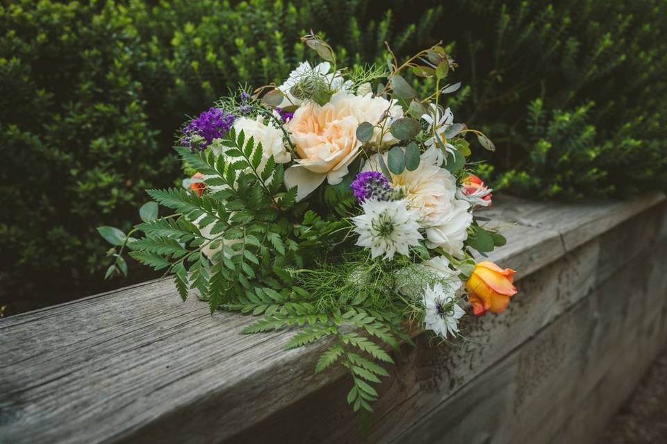 Summer flowers in a bouquet