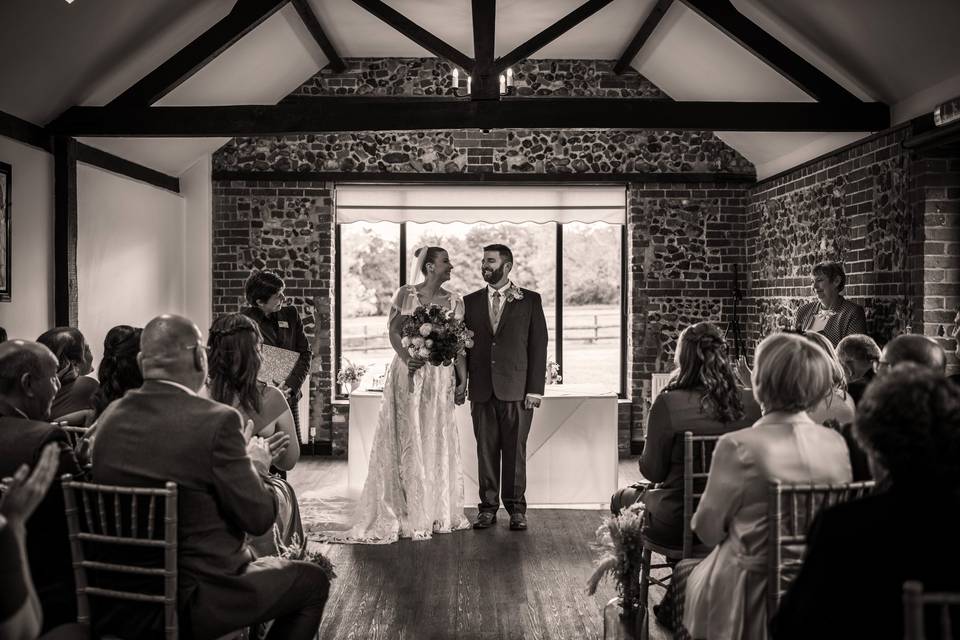 Monochrome Wedding Isle