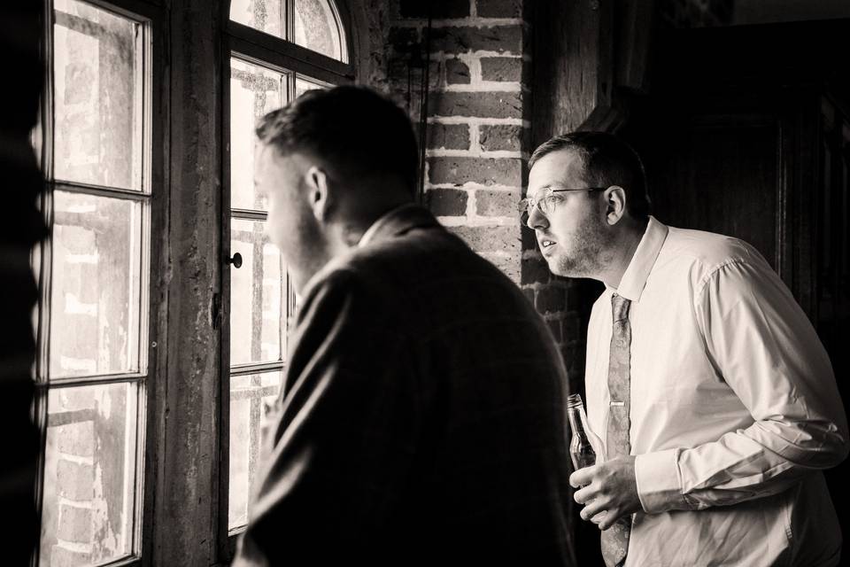 Waiting for the bride