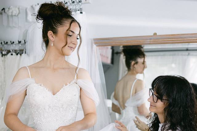Bridal gown fitting