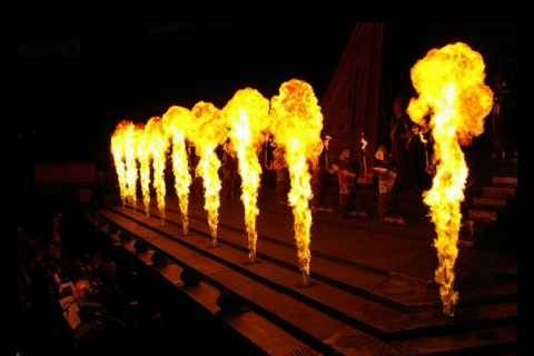 Indoor Flame Show
