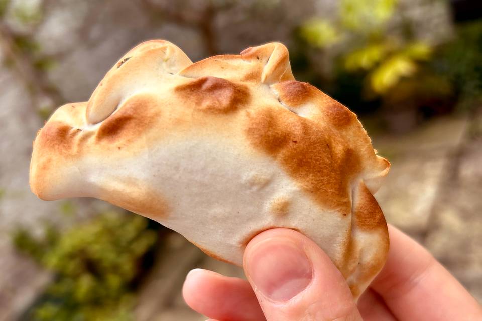 Canapé Chacarero Empanada