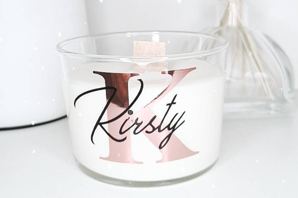 Personalised Candles