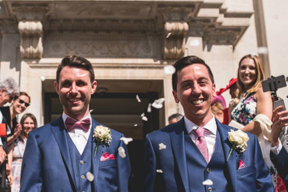 Wedding suits to match