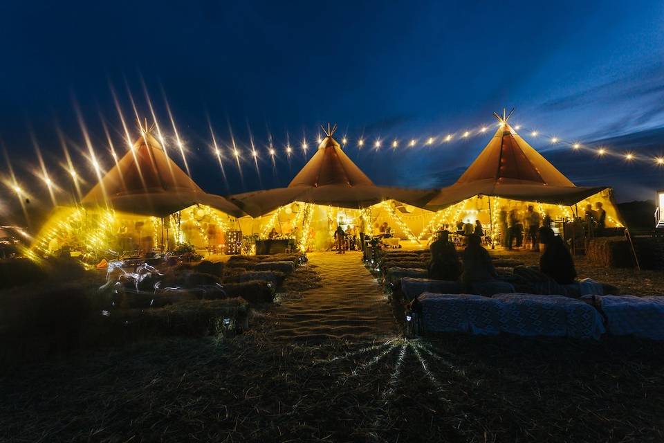 The tipis