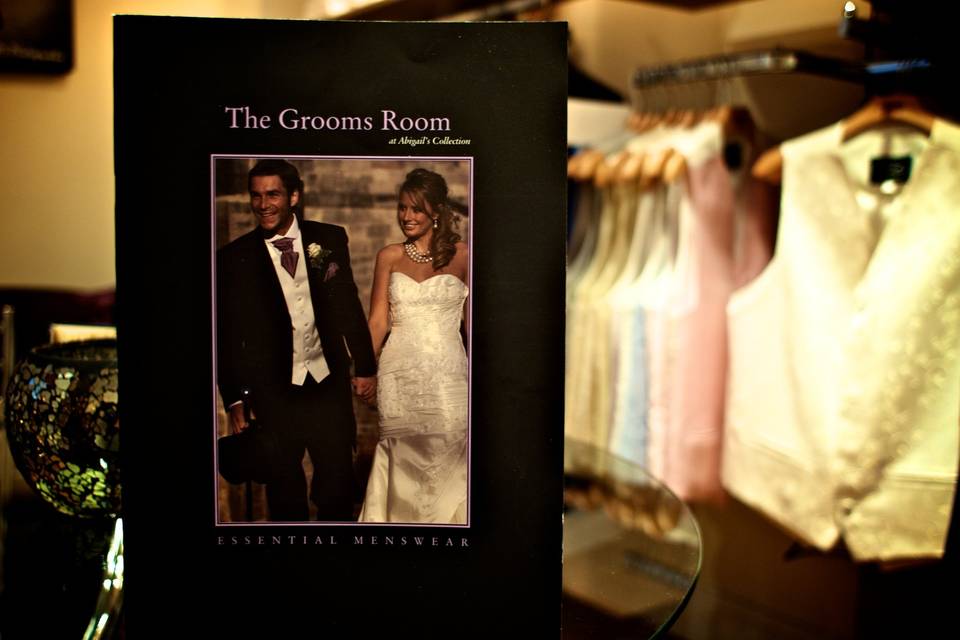 The Groom's Room at Abigail's Collection