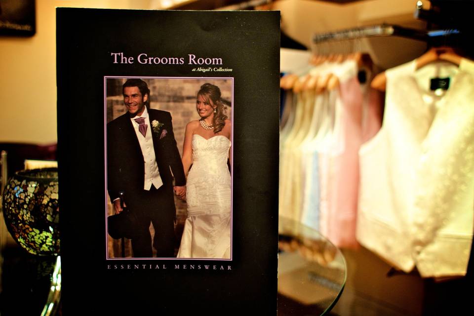 The Groom's Room at Abigail's Collection