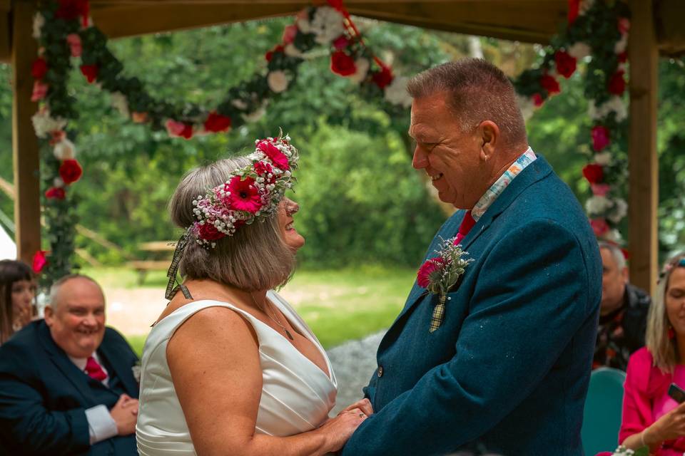 Bride and groom photography