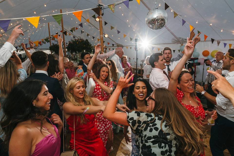 Wedding dancefloor