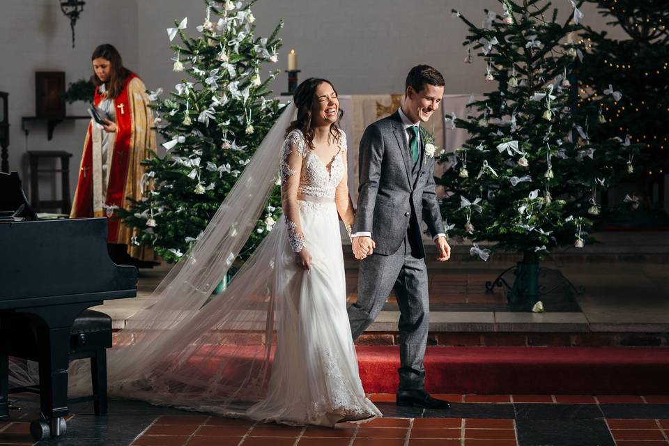 Christmas Wedding Photography
