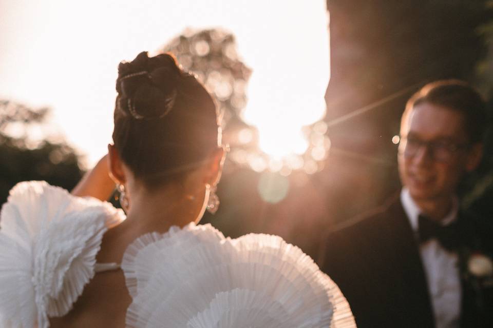 Stylish Wedding Couple