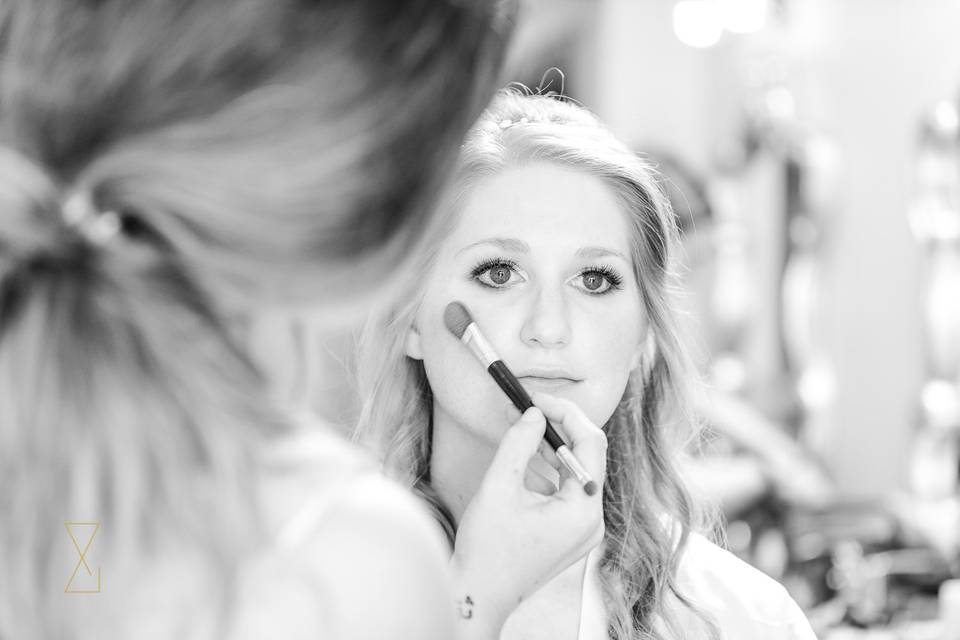 Beautiful bridal prep