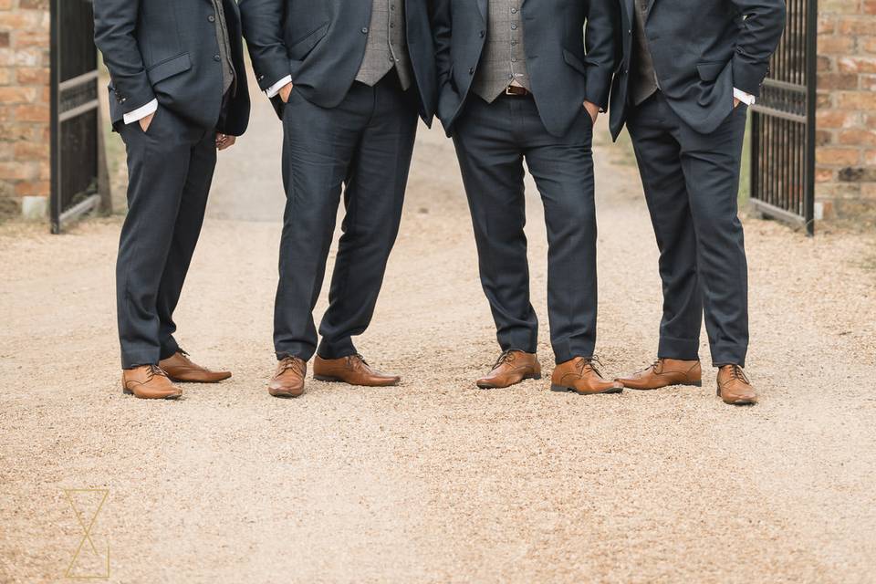 Groomsmen at Bunny Hill