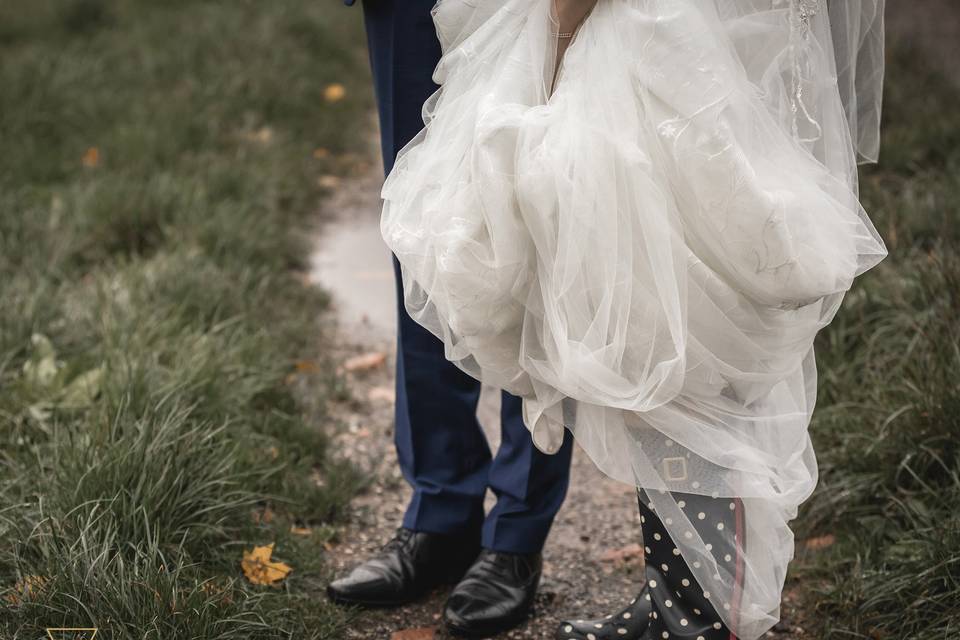 Wedding wellies