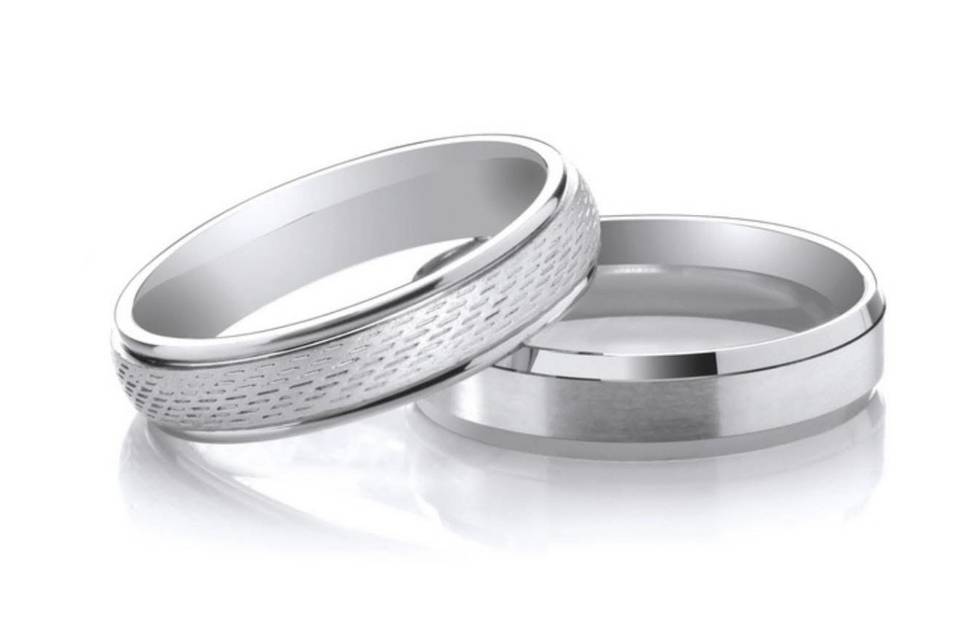 Patterned Wedding Rings