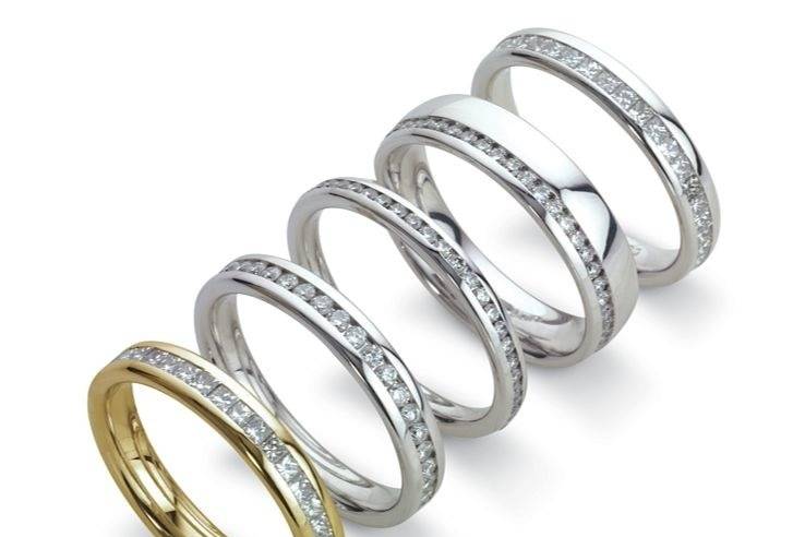 Full eternity wedding bands