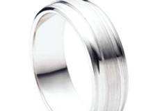 Gents palladium wedding rings