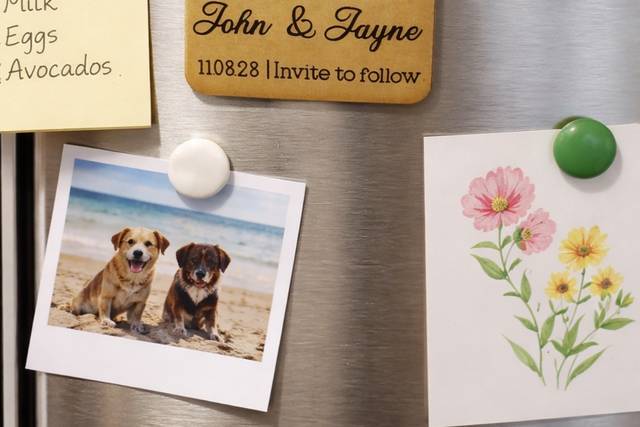 Save the date magnet
