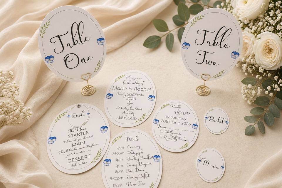 Oval wedding suite
