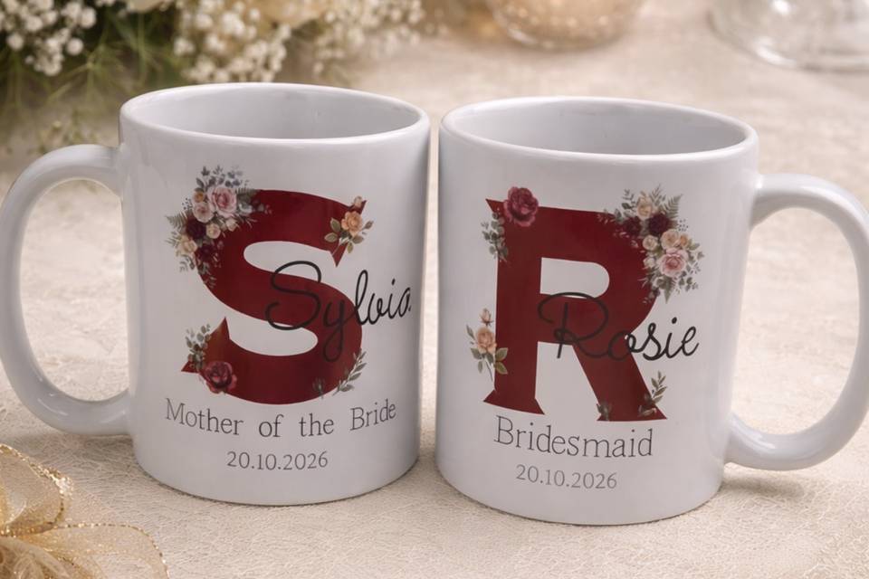 Personalised mugs