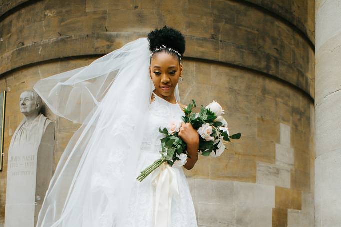 Beautiful black bride