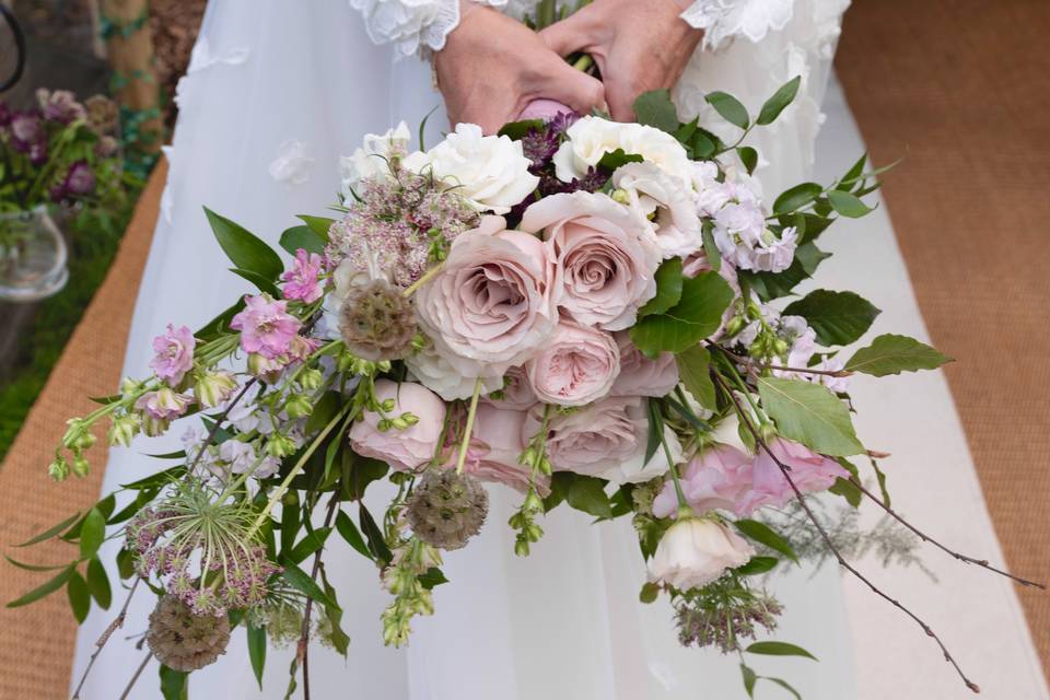 Bridal bouquet pink