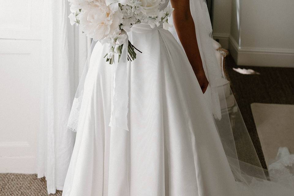 Bridal Hair at Southrop Manor