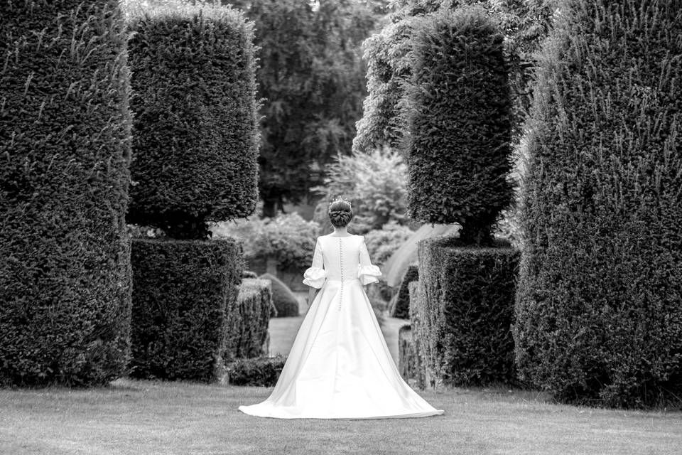 Wedding hair in Winchester