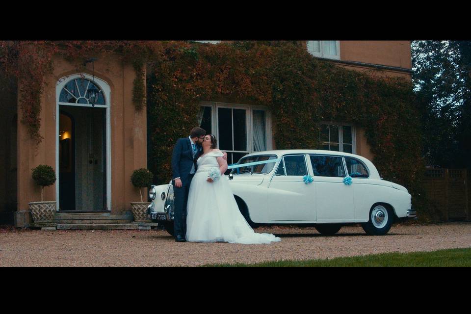 Kiss by the car