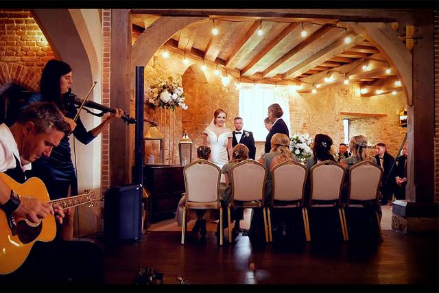 Ceremony at Westenhanger Castl
