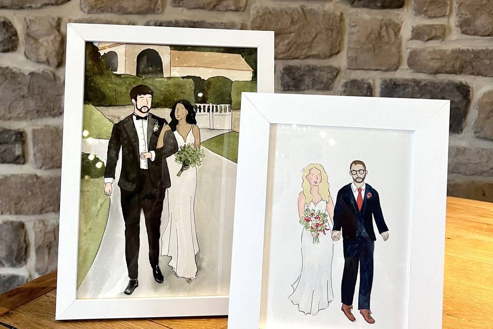 Harley Sindall - Live Wedding Illustrator