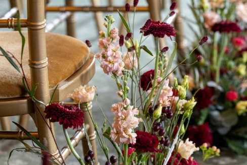 Aisle Flowers at Cliveden