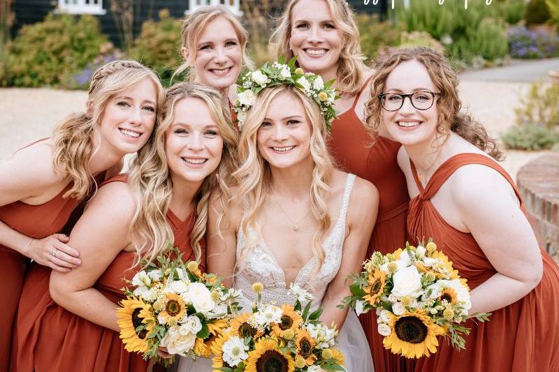 Wasing Park sunflower wedding