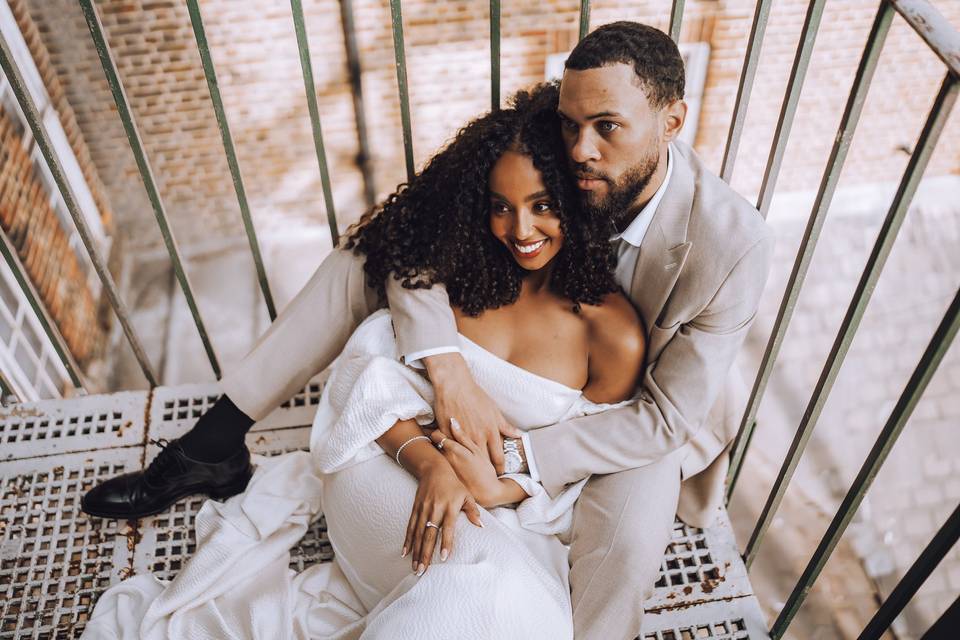 City Elopement Wedding