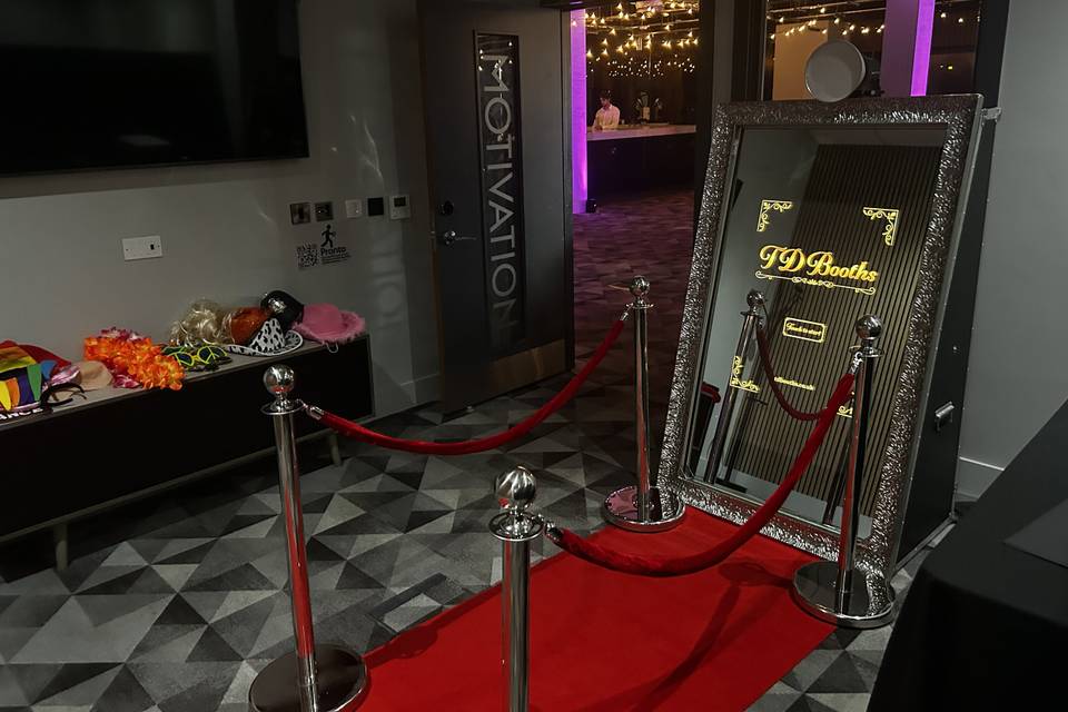 Photo of our set up