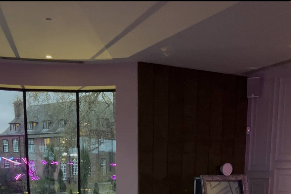 Photo of our set up