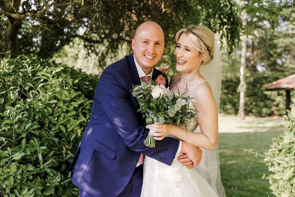 Fair skin bride