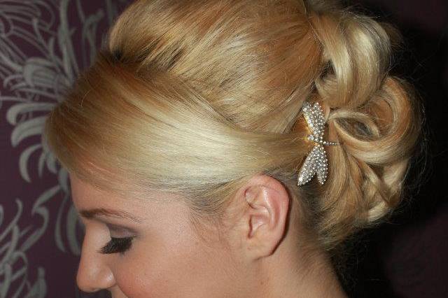 Barreled chignon