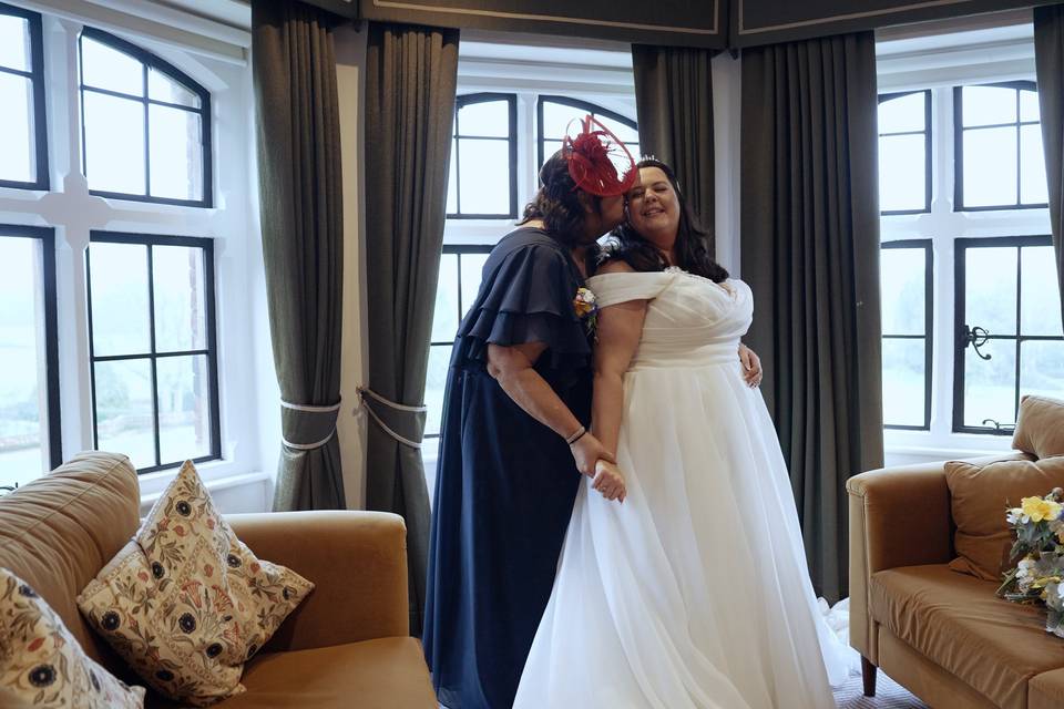 The nerves before...