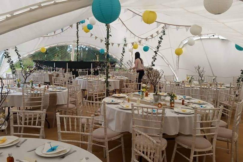 Marquee weddding