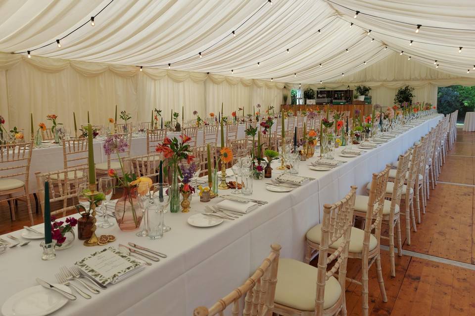 Marquee set up