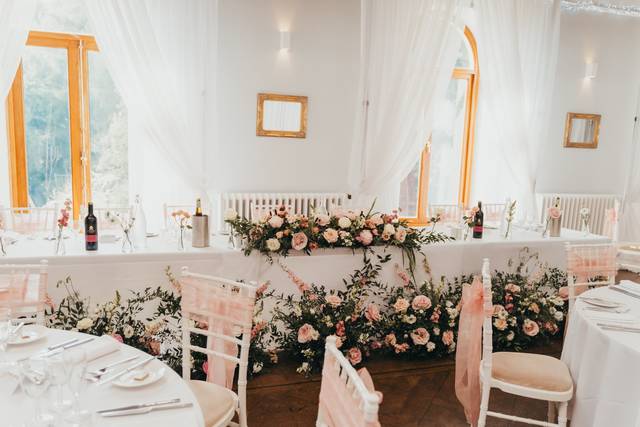 Garden room- wedding meal