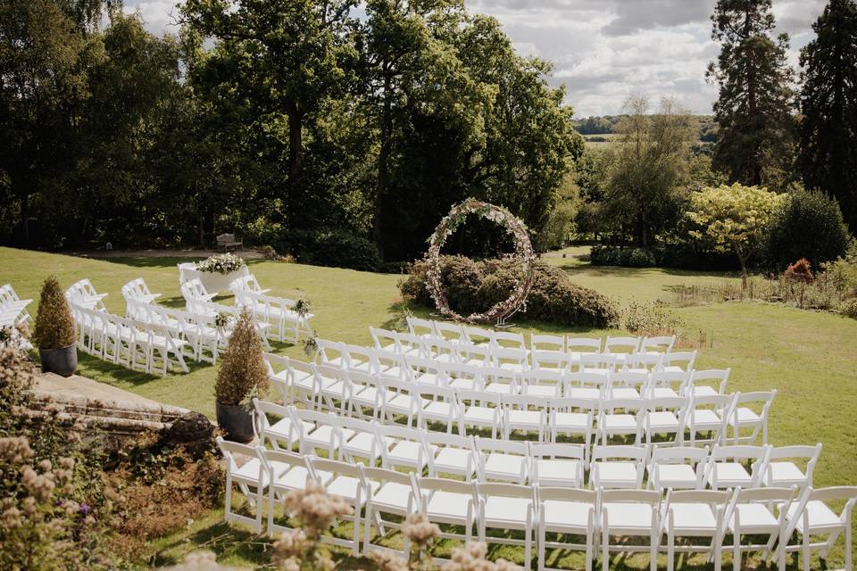 Outdoor ceremony