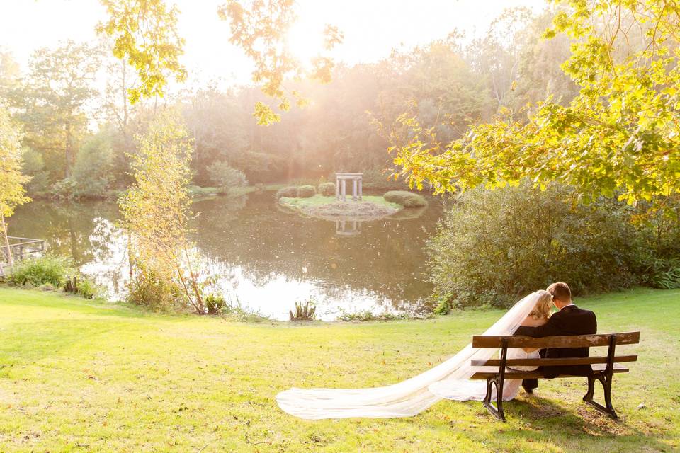 Grounds and lake