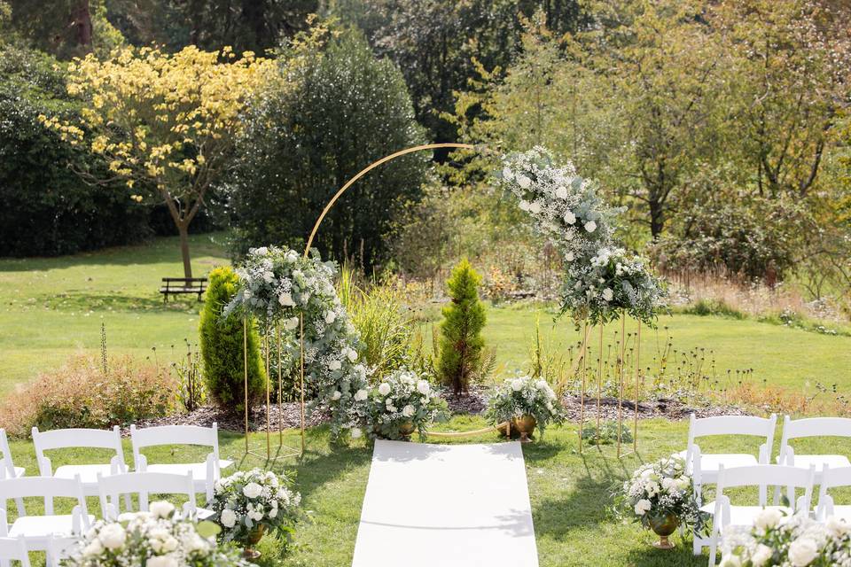 Ceremony in the garden