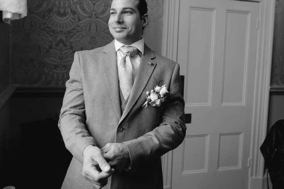 Groom portrait