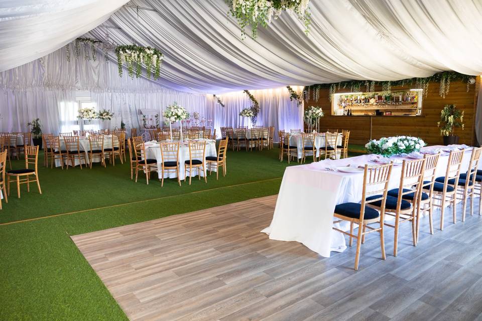 Room View with top table