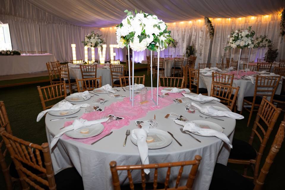 Wedding set up