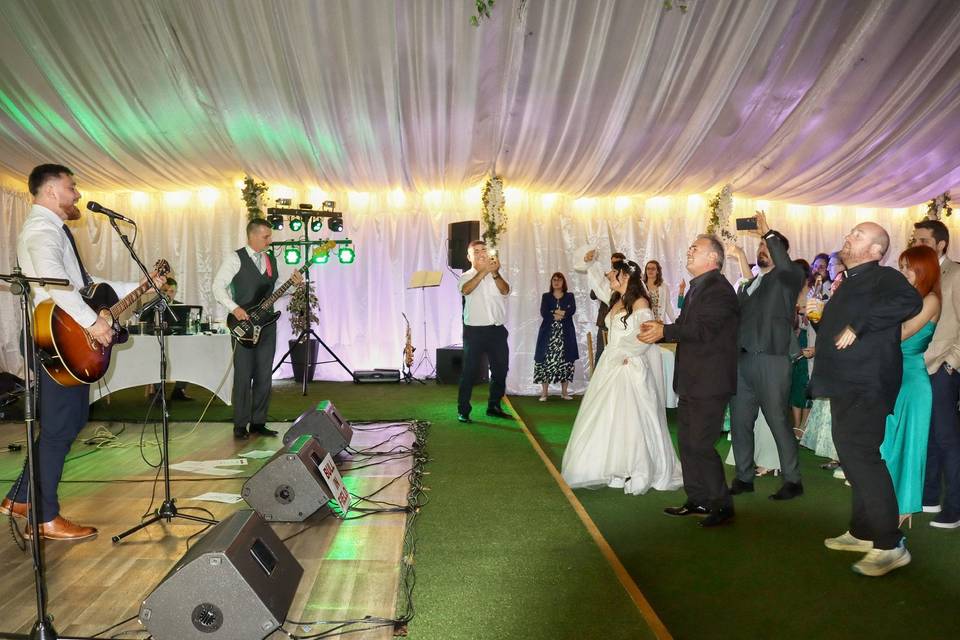 Band for wedding reception